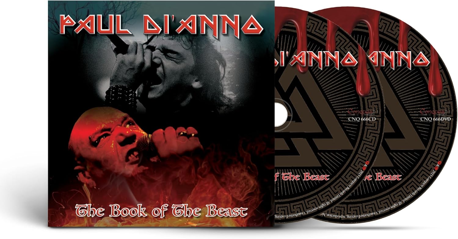 PAUL DI'ANNO - The Book Of The Beast. CD/DVD